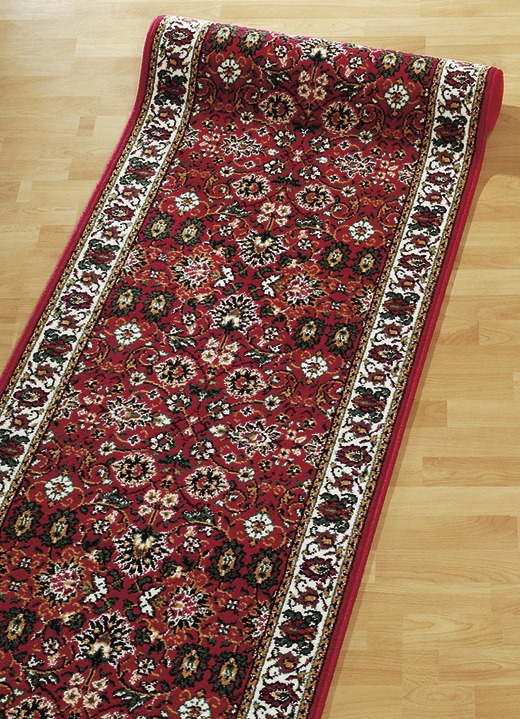 Teppiche - Gewebte Velours-Läufer, in Größe 101 (60 cm breit) bis 106 (100 cm breit), in Farbe BLAU Ansicht 1