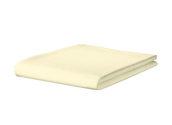 Spannbetttücher - Atmungsaktiv und hautfreundliche Betttücher und Spannbettücher, in Größe 131 (2 Betttücher, 150/ 250 cm) bis 138 (1 Spannbetttuch, 200/ 200 cm), in Farbe ECRU Ansicht 1