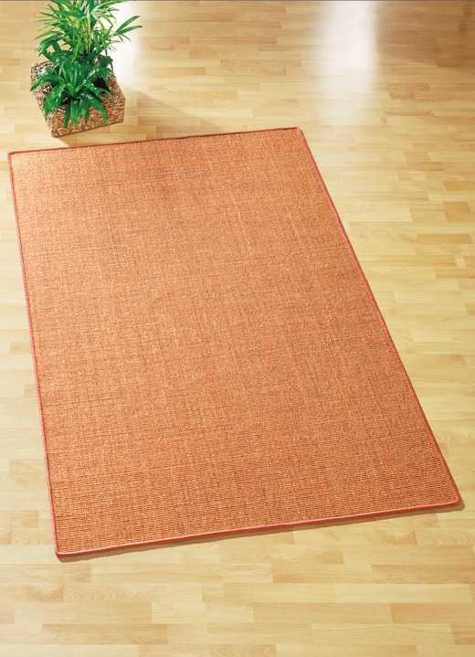 Teppiche - Brücken und Teppiche aus Sisal – die reine Natur, in Größe 113 (Brücke, 65x140 cm) bis 313 (Teppich, ø 250 cm), in Farbe APRICOT Ansicht 1