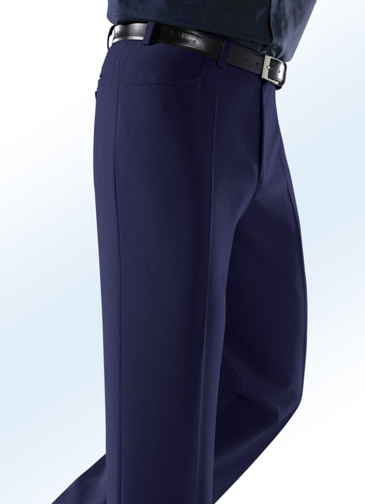 Hosen - «Klaus Modelle»-Hose mit Seitentaschen , in Größe 025 bis 060, in Farbe MARINE Ansicht 1