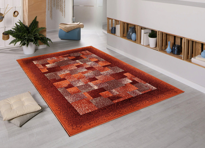 Teppiche - Velours-Brücken, -Teppiche und -Bettumrandung, in Größe 105 (Brücke, 60x110 cm) bis 309 (Bettumrandung, 3-teilig), in Farbe TERRA Ansicht 1