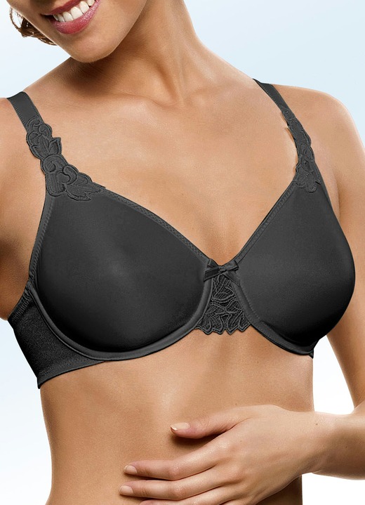 Damenunterwäsche - Chantelle Hedona-Bügel-BH, in Größe 070 bis 095, in Cup C, in Farbe SCHWARZ