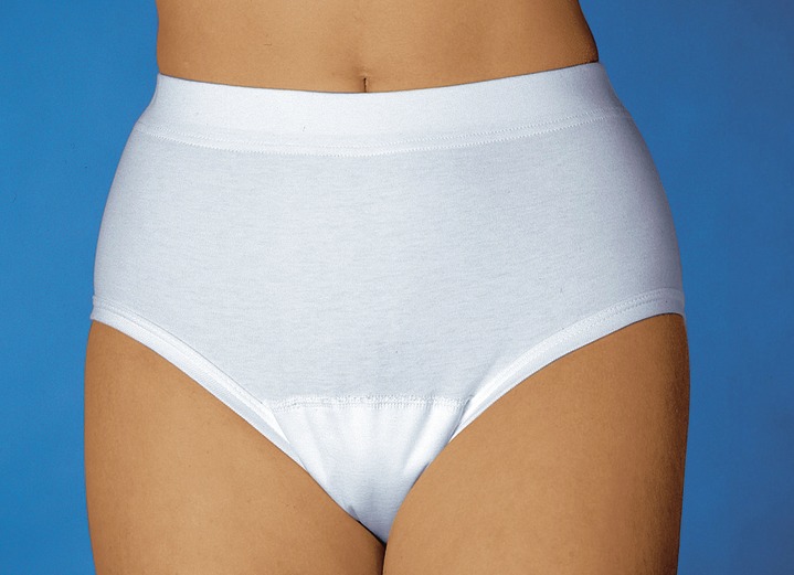 Gesundheit - Damen Inkontinenz-Slip, in Größe 001 bis 006, in Farbe WEISS, in Ausführung Damen-Slip