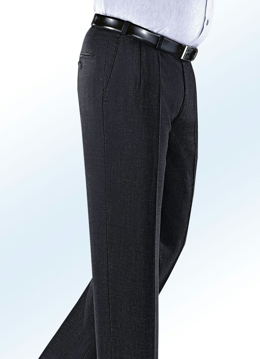 Hosen - «Klaus Modelle»-Unterbauchhose mit Gürtel , in Größe 025 bis 062, in Farbe MARINE
