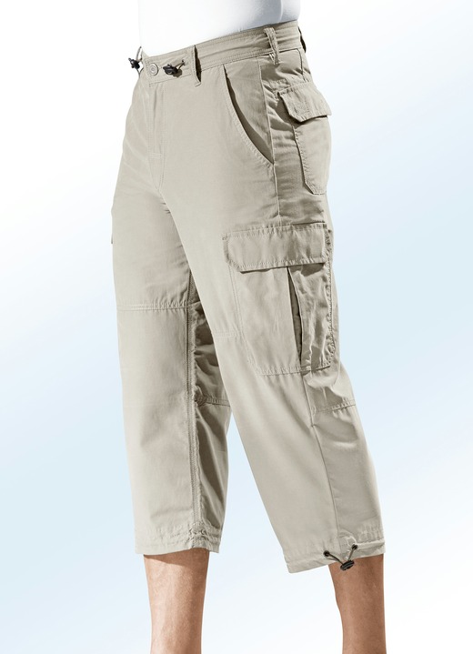 Shorts & Bermudas - Long-Bermudas aus reiner Baumwolle in 4 Farben Shorts & Bermudas - Long-Bermudas aus reiner Baumwolle in 4 Farben, in Größe 024 bis 064, in Farbe KITT