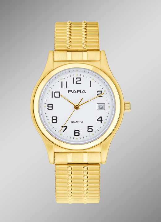 Quartzuhren - Para-Quartz-Herrenuhr, in Farbe