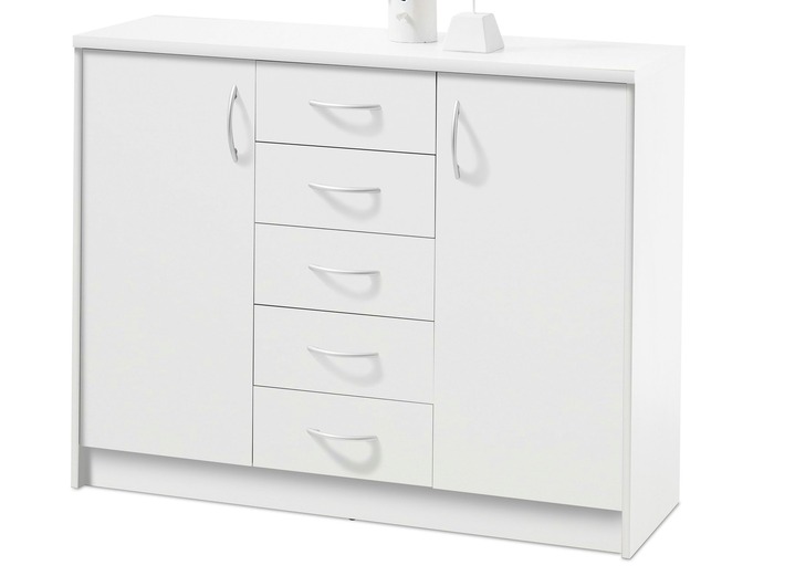 Möbel - Kombifreundliche Kommoden-Serie, in Farbe WEISS Ansicht 1