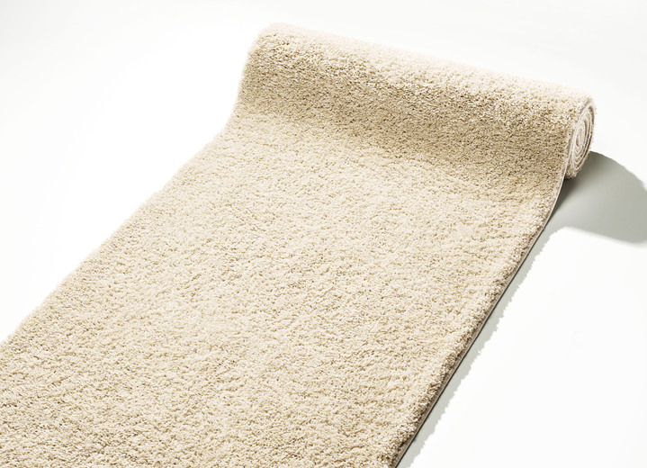 Teppiche - Pflegeleichter Läufer nach Wunschmass, in Größe 102 (Läufer, 60 cm breit) bis 106 (Läufer, 100 cm breit), in Farbe BEIGE Ansicht 1
