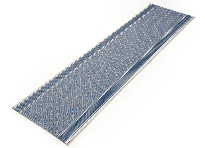 Teppiche - Läufer nach Wunschmass in Sisaloptik, in Größe 102 (Läufer, 67 cm breit) bis 106 (Läufer, 100 cm breit), in Farbe BLAU Ansicht 1