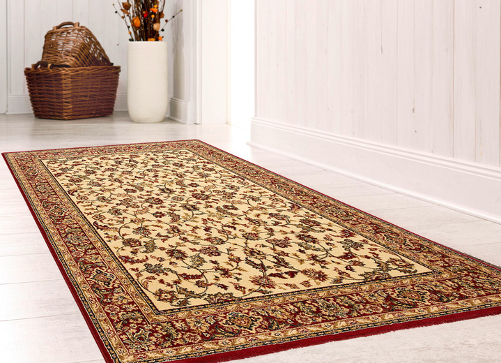 Teppiche - Brücken und Teppiche mit besonders hoher Flordichte, in Größe 111 (Brücke, 60x110 cm) bis 252 (Teppich, 165x230 cm), in Farbe BEIGE GEMUSTERT Ansicht 1