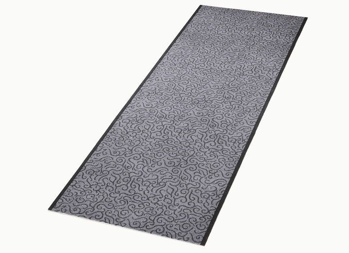 Teppiche - Robuste Schmutzfangläufer nach Wunschmass, in Größe 101 (Läufer, 65 cm breit) bis 106 (Läufer, 98 cm breit), in Farbe GRAU Ansicht 1