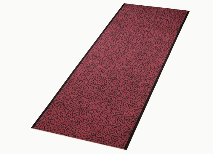 Teppiche - Robuste Schmutzfangläufer nach Wunschmass, in Größe 101 (Läufer, 65 cm breit) bis 106 (Läufer, 98 cm breit), in Farbe ROT Ansicht 1
