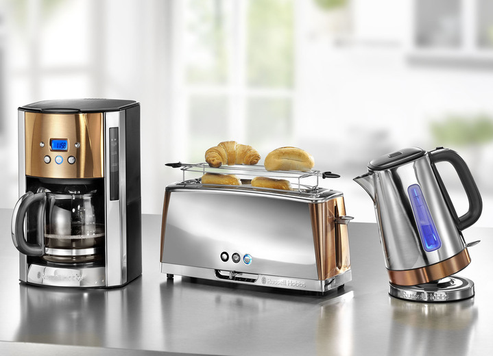 Küchengeräte-Serien - Russel Hobbs Frühstücksserie Luna, in Farbe KUPFER, in Ausführung Langschlitz-Toaster Ansicht 1