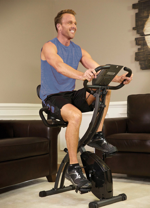 Fitnessgeräte - Slim Cycle 3-in-1 Heimtrainer, in Farbe SCHWARZ Ansicht 1