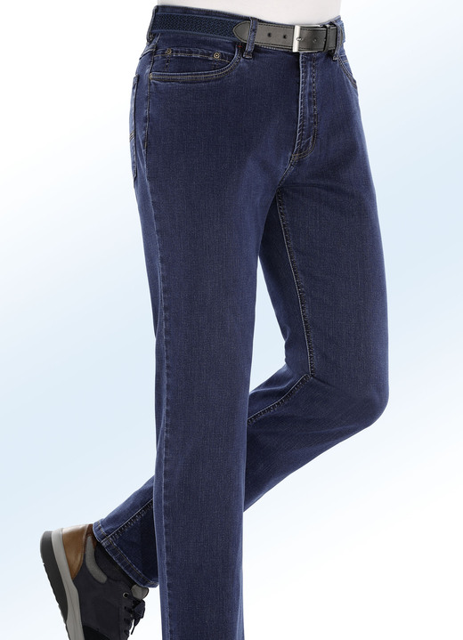 Jeans - Superstretch-Jeans von «Suprax» in 4 Farben Jeans - Superstretch-Jeans von «Suprax» in 4 Farben, in Größe 024 bis 060, in Farbe DUNKELBLAU