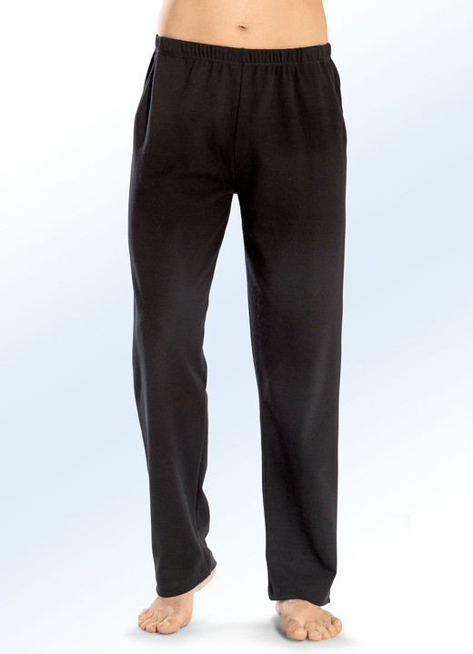 Freizeithosen - Hose in gerader Form Freizeithosen - Hose in gerader Form, in Größe 024 bis 062, in Farbe SCHWARZ