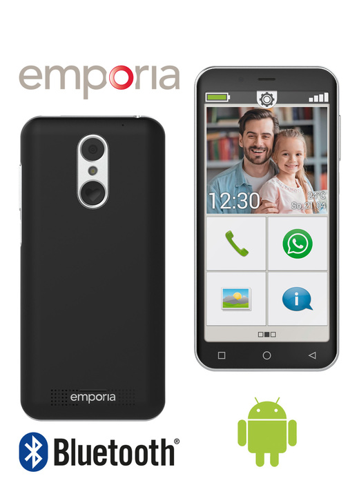 Mobil-Telefone - Emporia Smart.4. Smartphone, in Farbe SCHWARZ Ansicht 1
