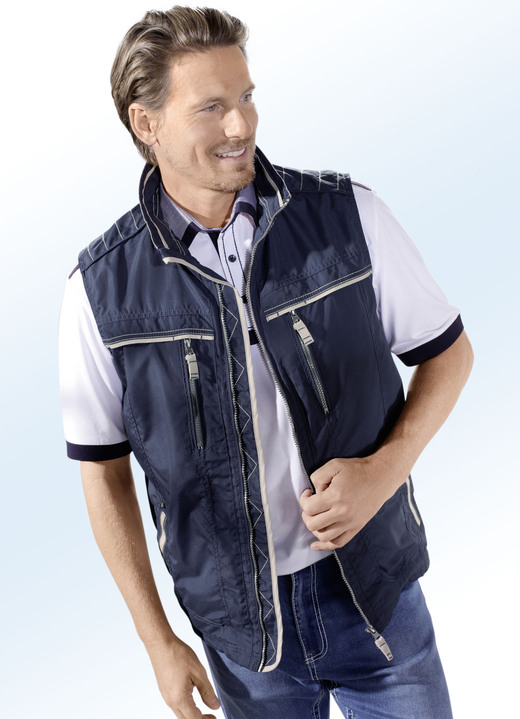 Gilets - Gilet von «Redpoint» in 4 Farben Gilets - Gilet von «Redpoint» in 4 Farben, in Größe 046 bis 064, in Farbe MARINE