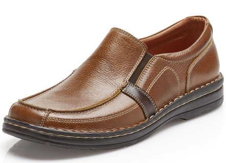 GINO GALANTE, klassische Herren-Slipper, mit herausnehmbarem Fussbett