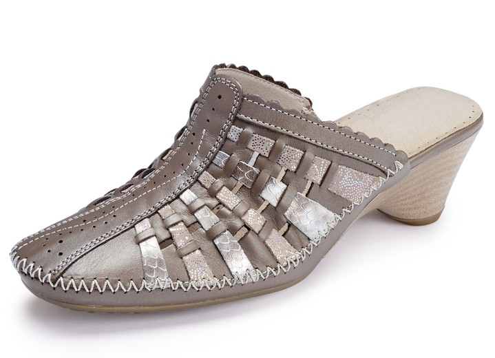 - ELENA EDEN Mokassin-Sabot , in Größe 036 bis 042, in Farbe TAUPE Ansicht 1
