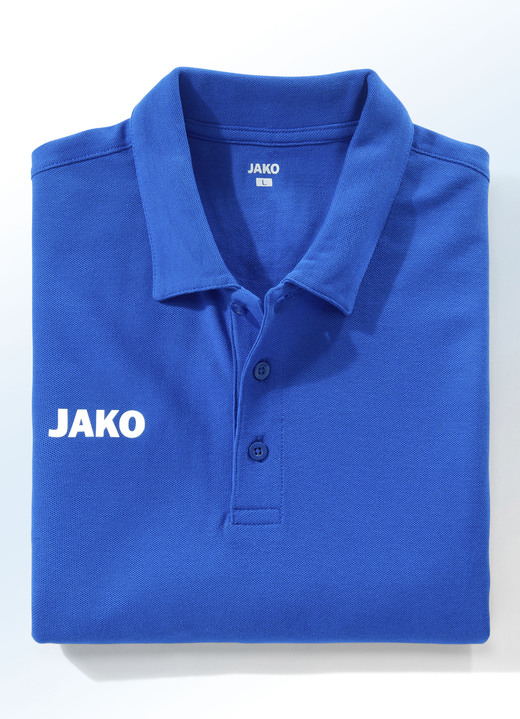 Shirts - Poloshirt von «Jako» in 5 Farben, in Größe 3XL (58/60) bis XXL (56), in Farbe ROYALBLAU Ansicht 1