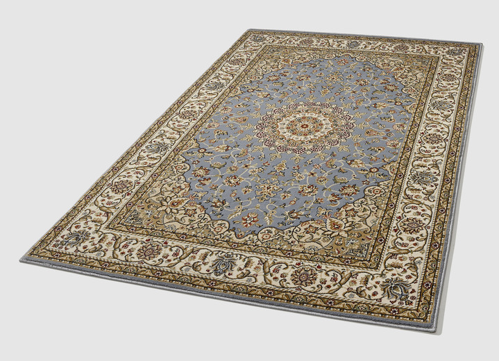 Teppiche - Brücken und Teppiche mit hoher Flordichte, in Größe 111 (Brücke, 60x110 cm) bis 287 (Teppich, 240x320 cm), in Farbe BLAU Ansicht 1