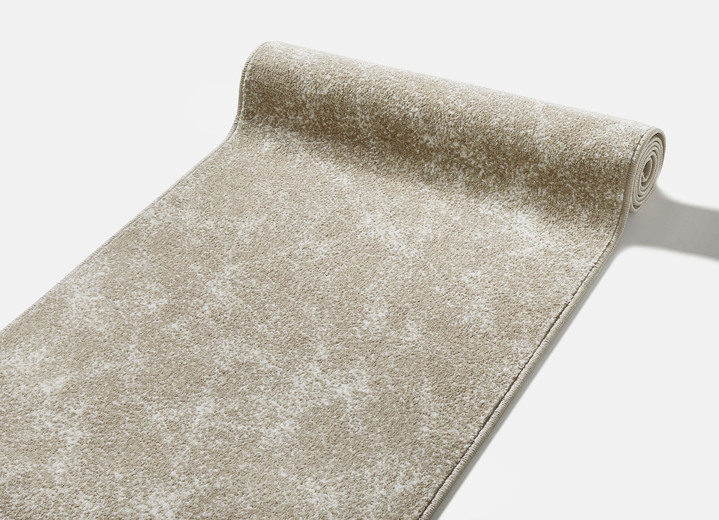 Teppiche - Strapazierfähige Läufer nach Wunschmaß, in Größe 102 (Läufer, 67 cm breit) bis 106 (Läufer, 100 cm breit), in Farbe BEIGE Ansicht 1