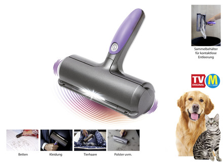 Fussel- und Tierhaarrolle Deluxe mit Akku