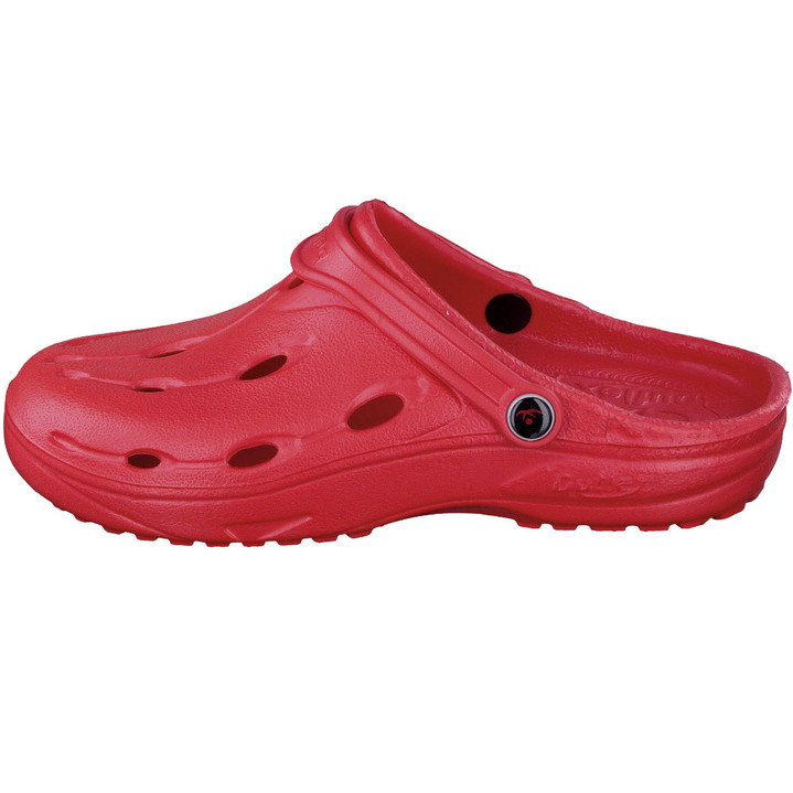Sandaletten & Pantoletten - Chung Shi Dux Clog: Von Orthopäden empfohlen, in Größe 3XL (46/47) bis XXL (44/45), in Farbe ROT Ansicht 1