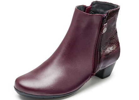 ELENA EDEN, elegante Damen-Stiefeletten, Weite G, mit herausnehmbarem Fussbett