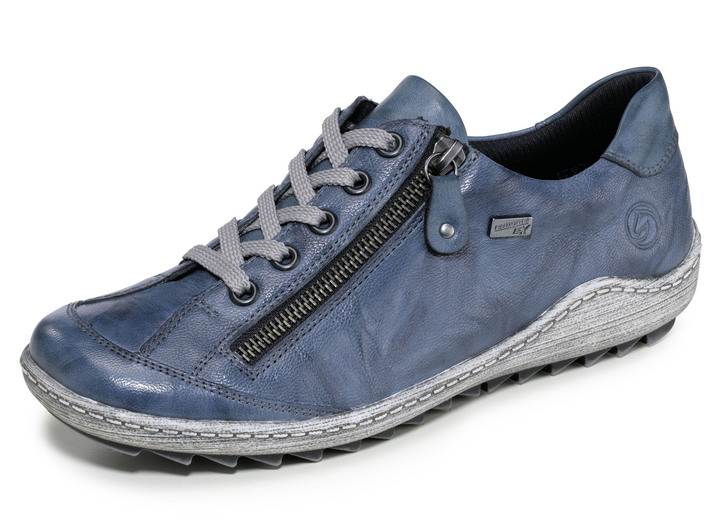 Slipper & Schnürschuhe - Remonte, bequeme Damen-Sneaker, Weite G, mit herausnehmbarem Fussbett, in Größe 036 bis 042, in Farbe BLAU Ansicht 1