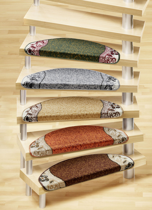 Teppiche - Hübsche Stufenmatten, in Größe 151 (Stufenmatten, 2er-Pack) bis 325 (Stufenmatten, 15er-Pack), in Farbe GRÜN