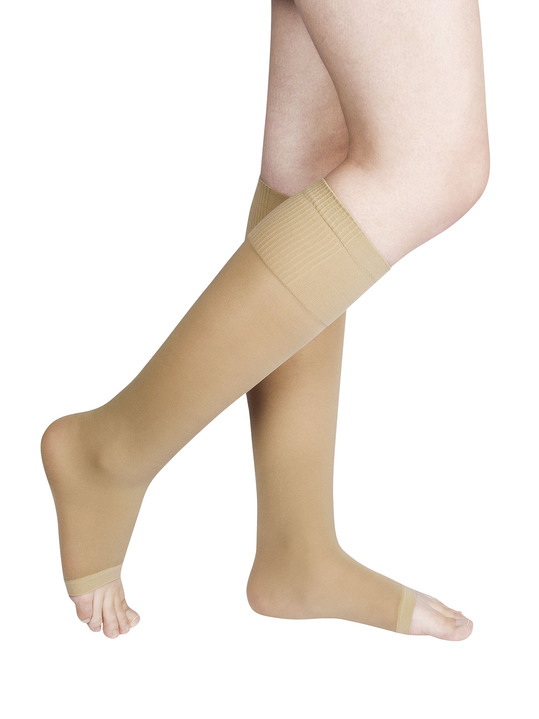 Gesundheit - Dreierpack Stütz-Kniestrümpfe, in Farbe HAUT Ansicht 1