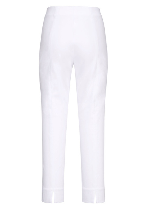 Hosen - Soft-Stretch-Hose in 7/8-Länge, in Größe 017 bis 052, in Farbe WEISS Ansicht 1