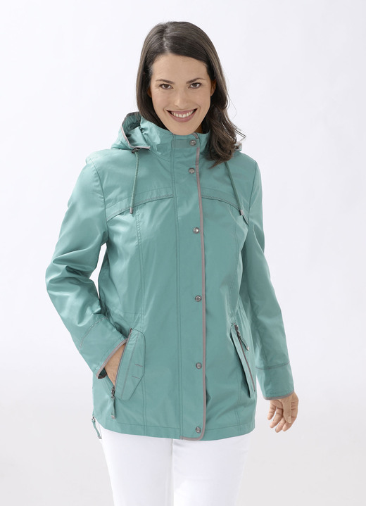 Jacken & Mäntel - Funktionsjacke mit Reißverschluss an den Seitenschlitzen Jacken & Mäntel - Funktionsjacke mit Reißverschluss an den Seitenschlitzen, in Größe 040 bis 060, in Farbe PAZIFIK