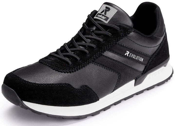 - Schnür-Sneaker mit herausnehmbarem Textilfussbett, in Größe 040 bis 047, in Farbe SCHWARZ Ansicht 1