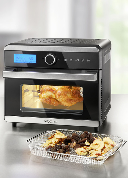 Kochen & Grillen - Digitaler Heissluftofen für mehr Genuss mit weniger Fett, in Farbe SCHWARZ Ansicht 1