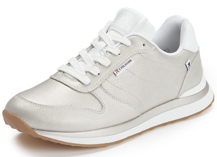 - Rieker Sneaker mit MemoSoft-Textilfussbett, in Größe 037 bis 042, in Farbe GOLDBEIGE Ansicht 1