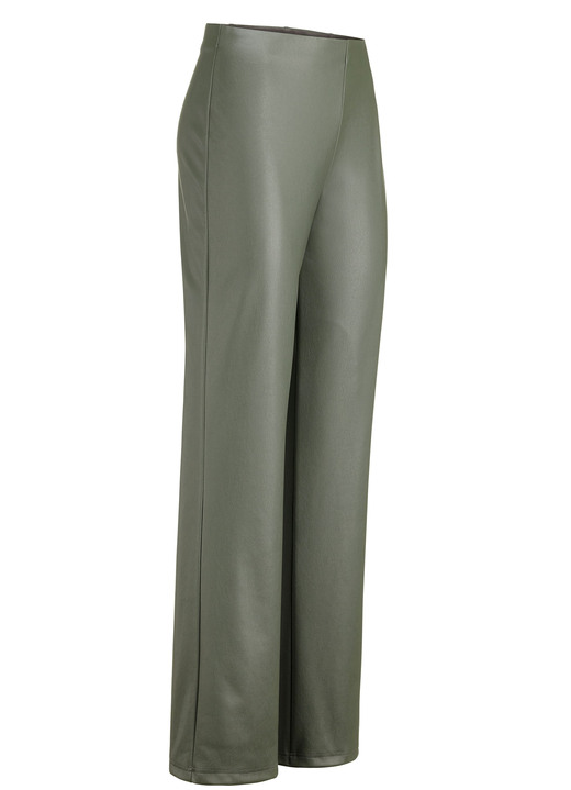 Hosen in Schlupfform - Hose mit ausgestellter Fußweite Hosen in Schlupfform - Hose mit ausgestellter Fußweite, in Größe 017 bis 052, in Farbe OLIV