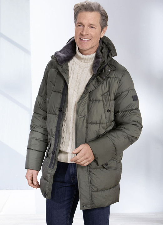 Jacken - Steppparka von «New Canadian» Jacken - Steppparka von «New Canadian», in Größe 024 bis 062, in Farbe OLIV