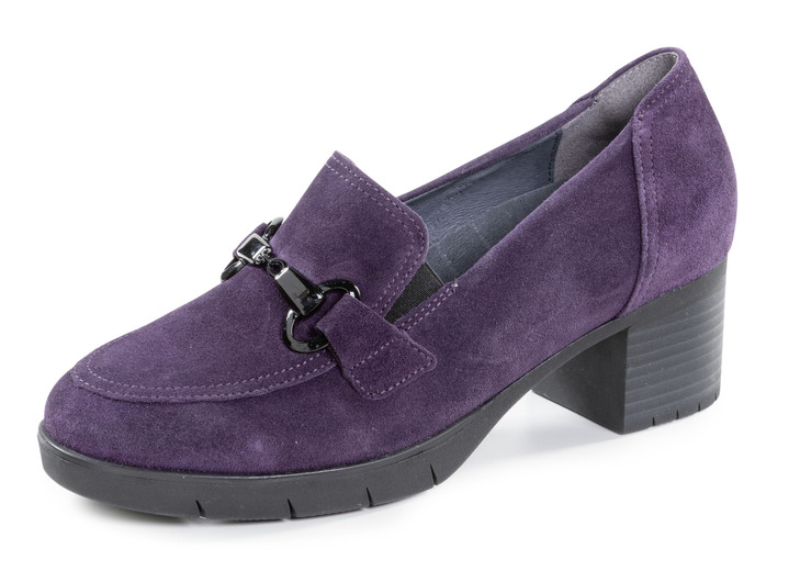 Pumps & Ballerina - Waldläufer, bequemer Damen-Trotteur, Weite H, mit herausnehmbarem Fussbett, in Größe 3 1/2 bis 8, in Farbe LILA Ansicht 1