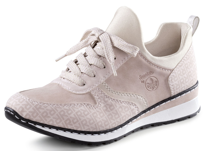- Rieker Sneaker mit Zierschnürung, in Größe 036 bis 042, in Farbe PUDERROSÉ Ansicht 1