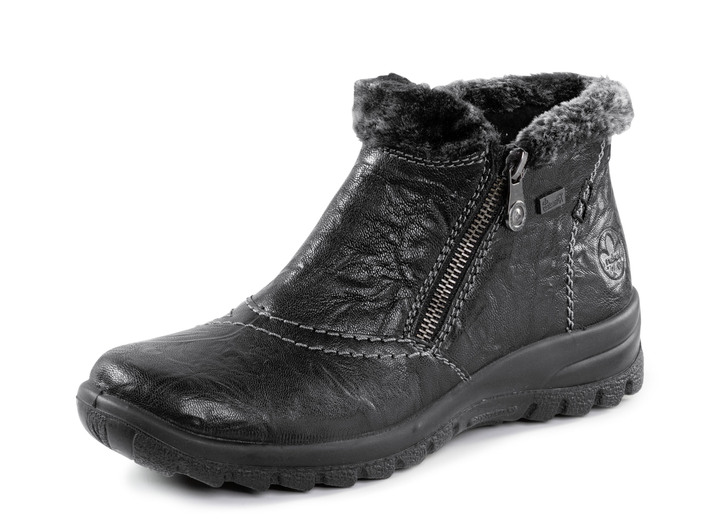 Stiefel & Stiefeletten - Rieker, gefütterte Damen-Boots, mit Reissverschluss, in Größe 036 bis 042, in Farbe SCHWARZ Ansicht 1