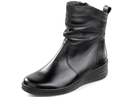 ELENA EDEN, gefütterte Damen-Stiefeletten, Winterschuhe, Weite H, mit Lammfell