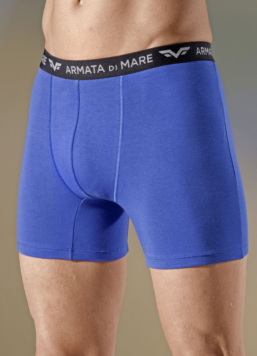 - Viererpack Pants mit Elastikbund, in Größe 005 bis 011, in Farbe 2X ROYALBLAU, 2X NAVY