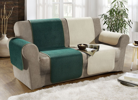 Sessel-, Couch- und Armlehnenschoner mit Anti-Rutsch-Beschichtung