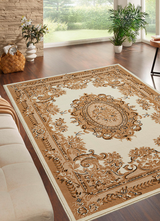 Teppiche - Brücken und Teppiche mit orientalischem Flair, in Größe 111 (Brücke, 60x110 cm) bis 288 (Teppich, 240x330 cm), in Farbe CREME Ansicht 1