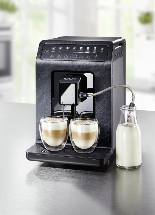 Kaffee-Vollautomaten & Espressomaschinen - Kaffee-Vollautomat mit Thermoblock-System, in Farbe SCHWARZ
