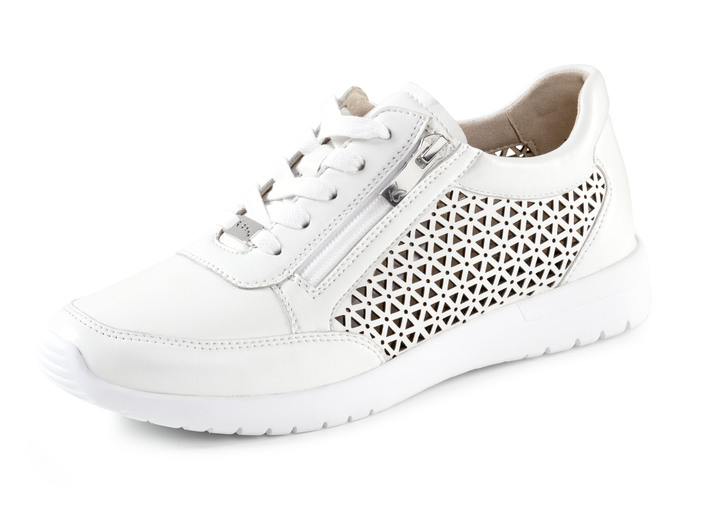 Slipper & Schnürschuhe - ELENA EDEN, sommerliche Damen-Sneaker, Weite G, mit herausnehmbarem Fussbett, in Größe 036 bis 042, in Farbe NATURWEISS Ansicht 1