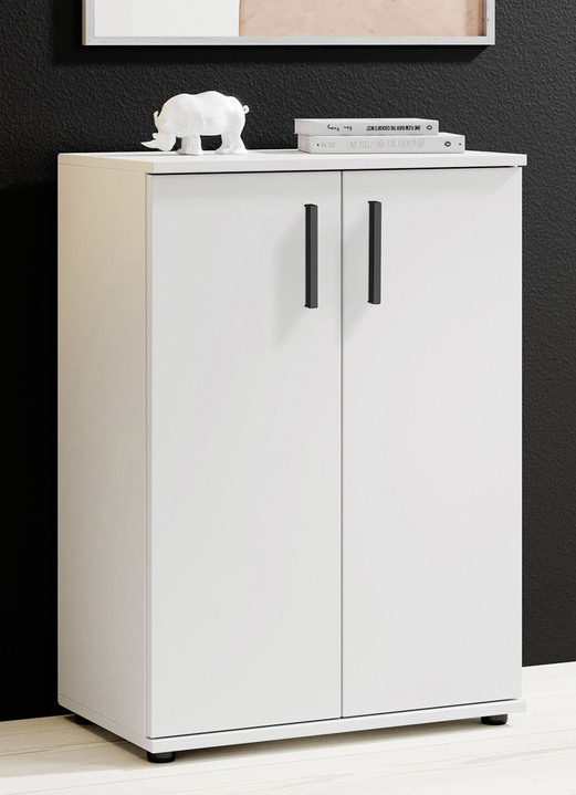 Möbel - Moderne, kombistarke Kommoden, in Farbe WEISS, in Ausführung 2-türig Ansicht 1